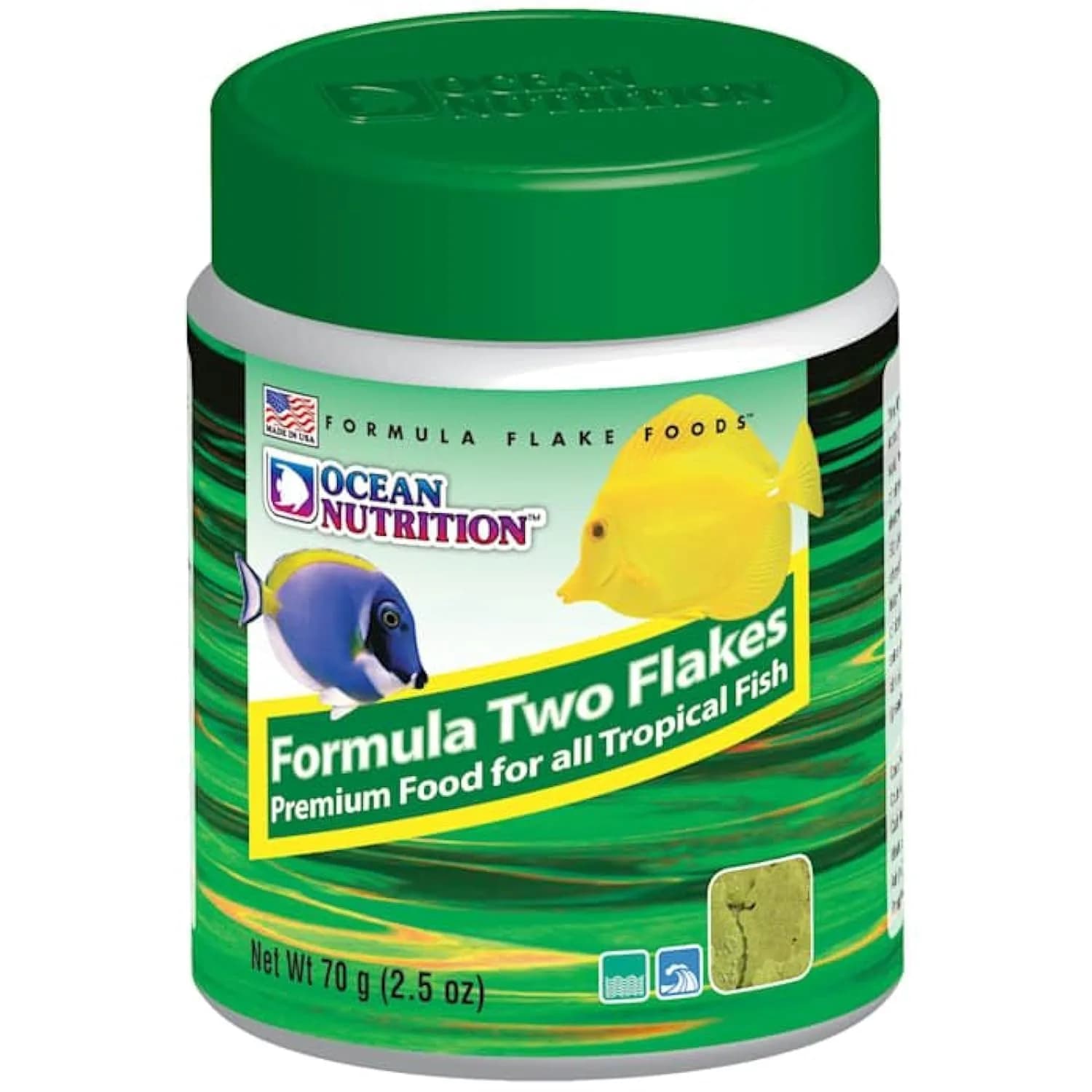 Ocean Nutrition Formula Two Flake Food 75ml (2.5 oz) | Marine Fish Food for Health & Vitality - main product image