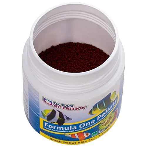 Ocean Nutrition Formula One Small Pellet Fish Food 100g (3.5oz) Jar | Gourmet Tropical Fish Food thumbnail 7