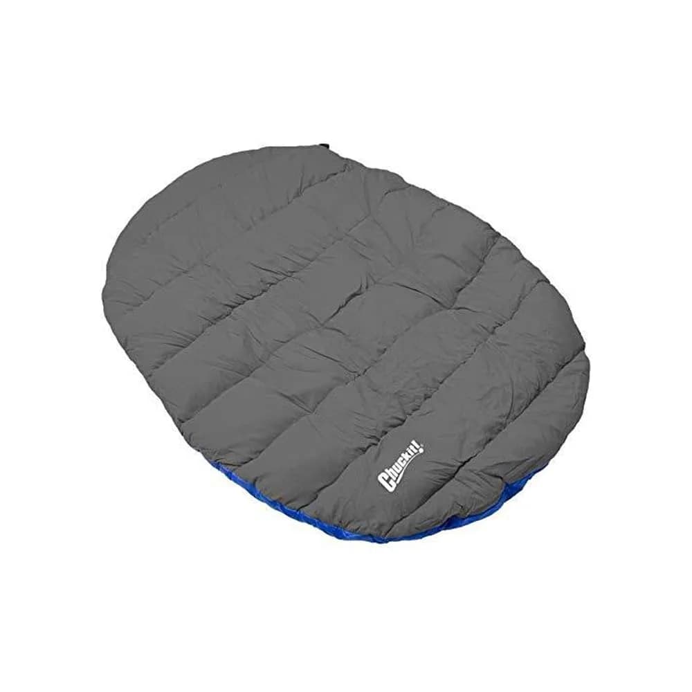 Chuckit! Travel Pillow Dog Bed Water Resistant Blue/Grey 76cm x 90cm (30" x 39") | Portable Comfort for Medium to Large Dogs - main product image