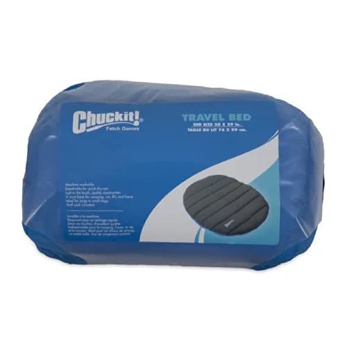 Chuckit! Travel Pillow Dog Bed Water Resistant Blue/Grey 76cm x 90cm (30" x 39") | Portable Comfort for Medium to Large Dogs thumbnail 8