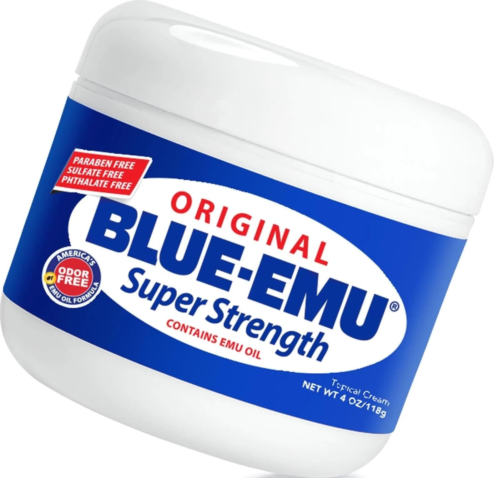 Blue-EMU Original Super Strength Cream 118ml (4 oz) | Daily Muscle & Joint Support - main product image
