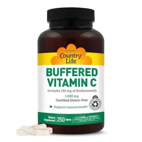 Country Life Buffered Vitamin C 1000 mg | Supports Immunity & Antioxidants thumbnail 1