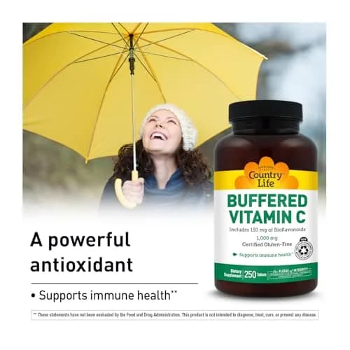 Country Life Buffered Vitamin C 1000 mg | Supports Immunity & Antioxidants thumbnail 5