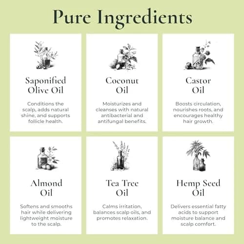J·R·LIGGETT'S All-Natural Shampoo Bar Tea Tree & Hemp Oil 99g (3.5 oz) | Supports Strong & Healthy Hair thumbnail 4