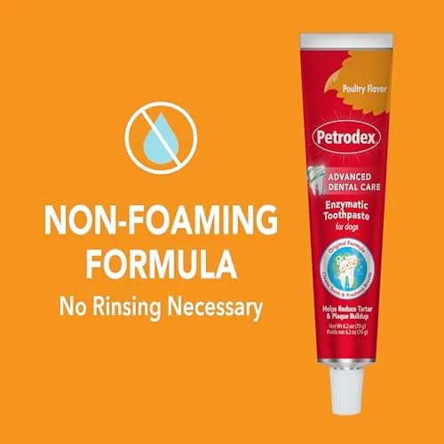 Petrodex Enzymatic Dog Toothpaste Poultry Flavor 75ml (2.5oz) | Controls Plaque & Fights Bad Breath thumbnail 5