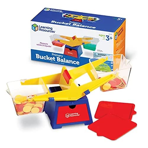 Learning Resources Primary Bucket Balance | STEM Learning Tool for Ages 3+ thumbnail 1