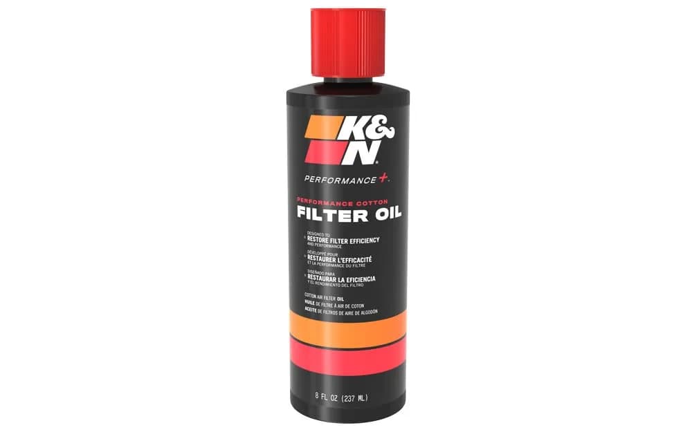 K&N Air Filter Oil 8 Oz (237ml) Squeeze Bottle | Restores Engine Air Filter Performance