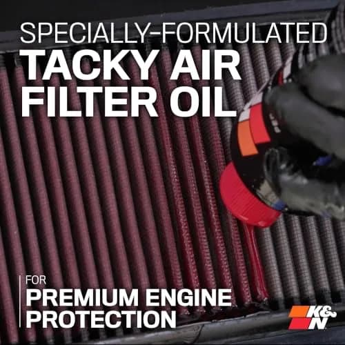 K&N Air Filter Oil 8 Oz (237ml) Squeeze Bottle | Restores Engine Air Filter Performance thumbnail 3