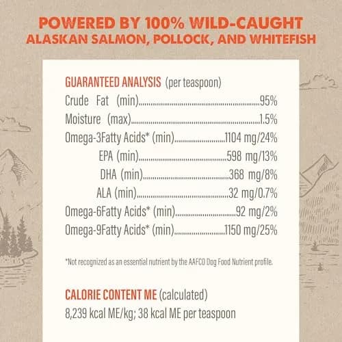 Grizzly Salmon Plus Omega 3-6-9 Food Supplement for Dogs & Cats, 4 oz thumbnail 3