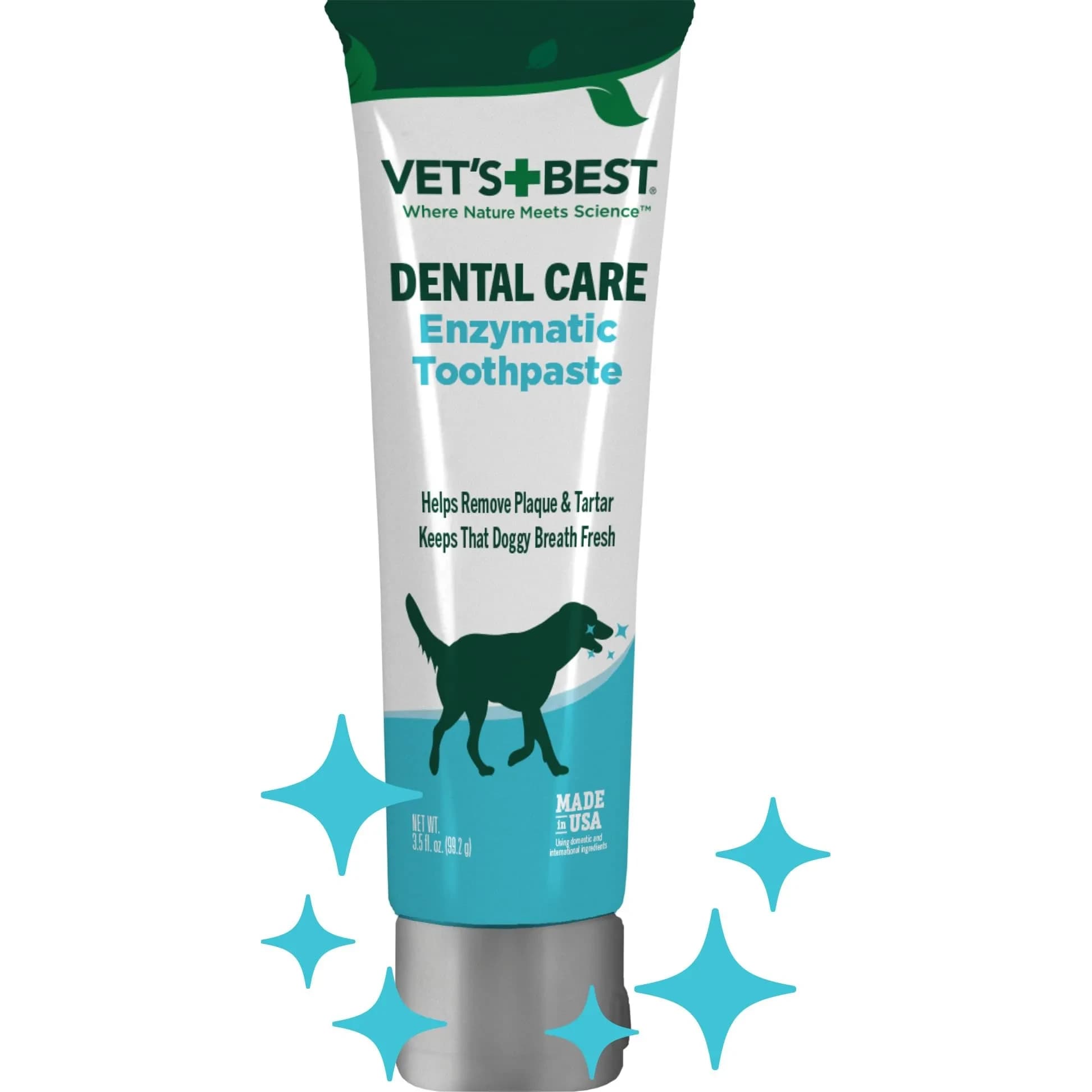 Vet's Best Enzymatic Dog Toothpaste Gel 103ml (3.5 oz) | Vet Formulated for Dogs - main product image