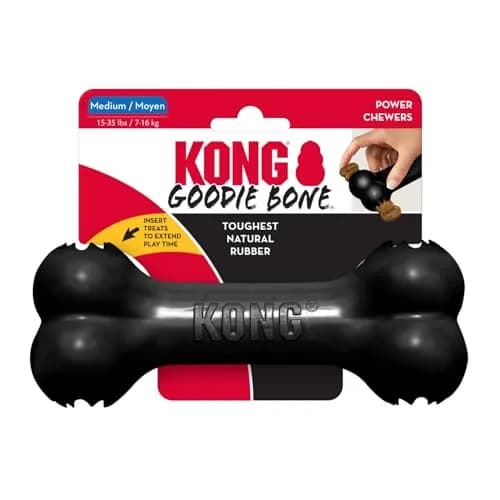 KONG Extreme Goodie Bone | Durable Natural Rubber Chew Toy for Medium Dogs thumbnail 8