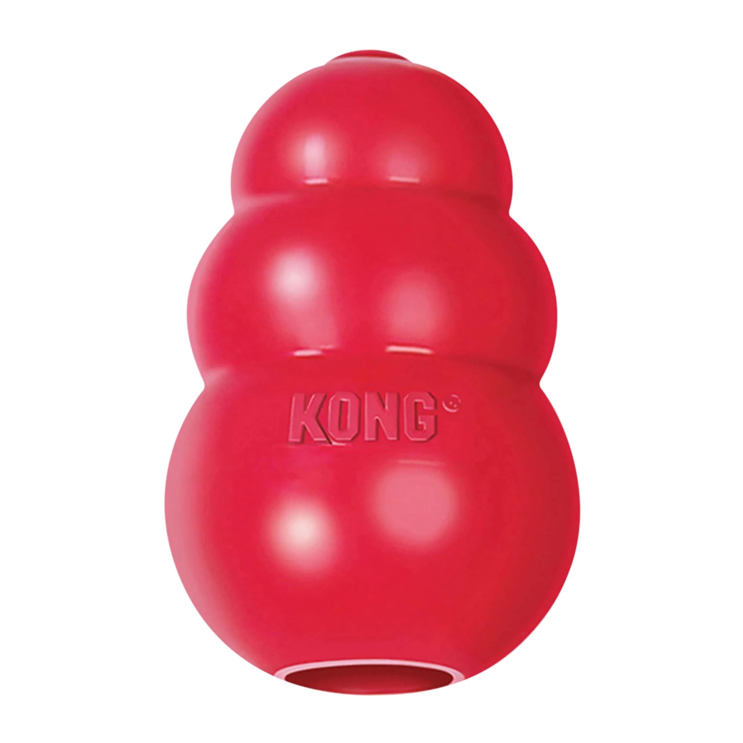 KONG Classic Stuffable Dog Toy, Natural Rubber Chew, Small Dog | Durable Treat-Filling Toy with Erratic Bounce - main product image