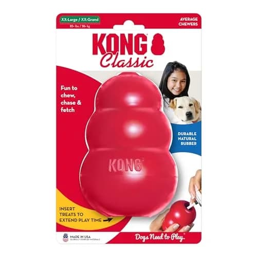 KONG Classic Stuffable Dog Toy XX-Large | Durable Natural Rubber Chew Toy for Aggressive Chewers thumbnail 9