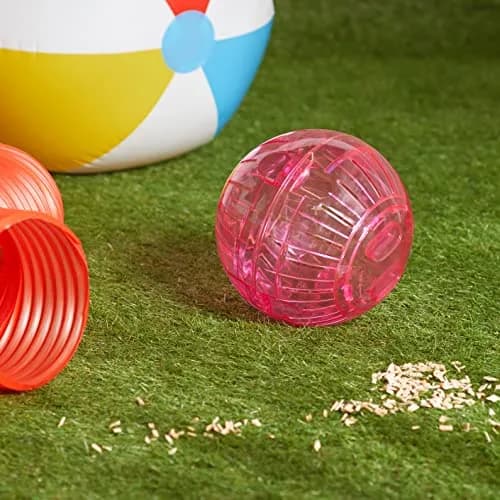 Kaytee 7" Assorted Color Run-About Exercise Ball for Hamster & Gerbil Pets | Encourages Healthy Exercise thumbnail 2