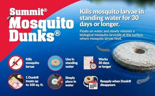 Summit Pond Mosquito Dunks 2 Pack | Natural Larvicide for Standing Water thumbnail 9
