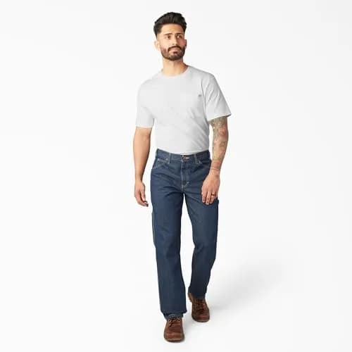 Dickies Relaxed Fit Carpenter Jeans 46W x 30L | Heavyweight Denim for Work & Casual (120 chars) thumbnail 5