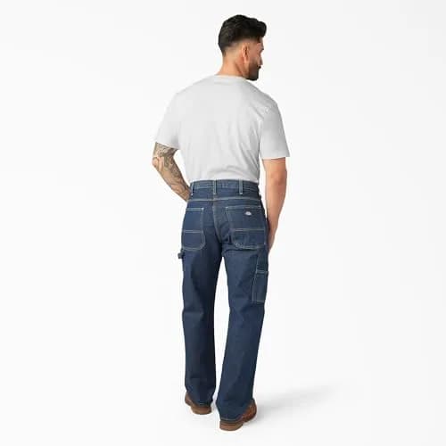 Dickies Relaxed Fit Carpenter Jeans 46W x 30L | Heavyweight Denim for Work & Casual (120 chars) thumbnail 6
