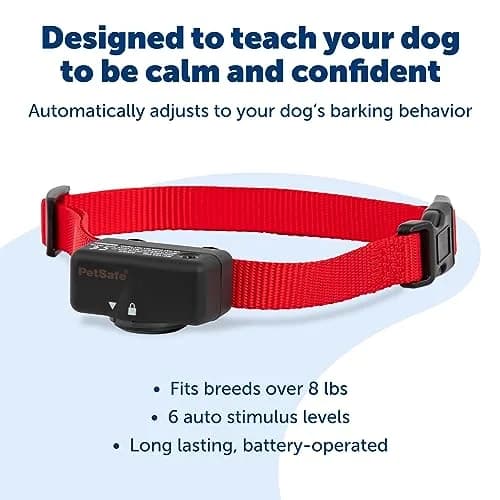 PetSafe Basic Bark Control Collar Adjustable | Safe, Waterproof, 6 Correction Levels thumbnail 3