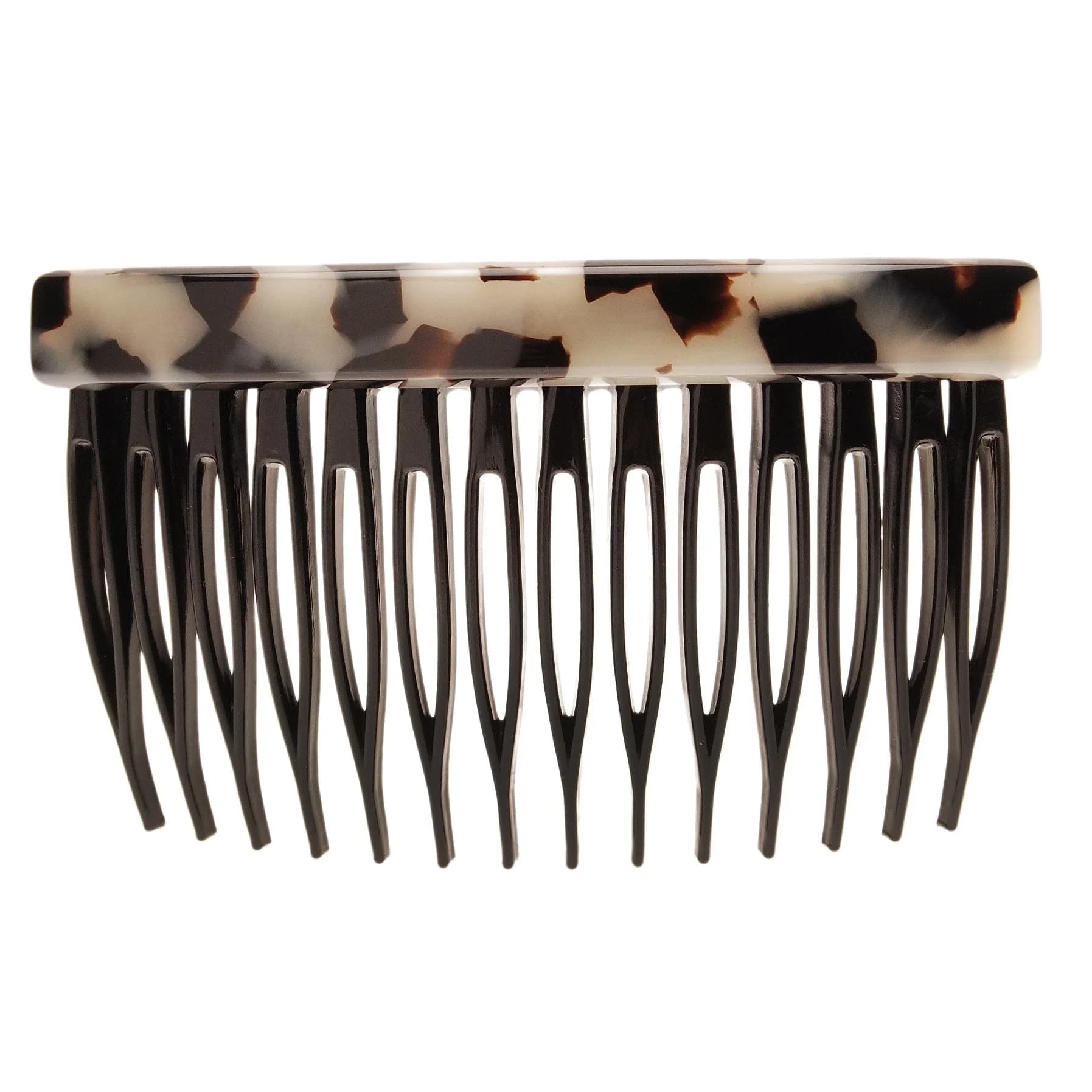 France Luxe Basic Side Comb for Women, Tokyo | Handcrafted Cellulose Acetate Hair Comb — Ivory Tokyo