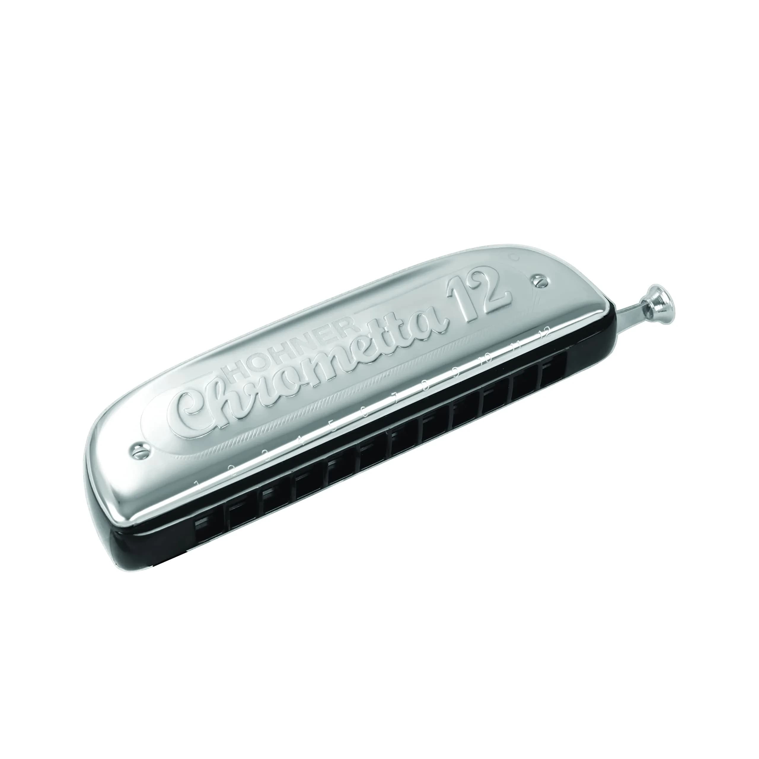Hohner Chrometta 12 Chromatic Harmonica, Key of G | 3 Octave Range - main product image