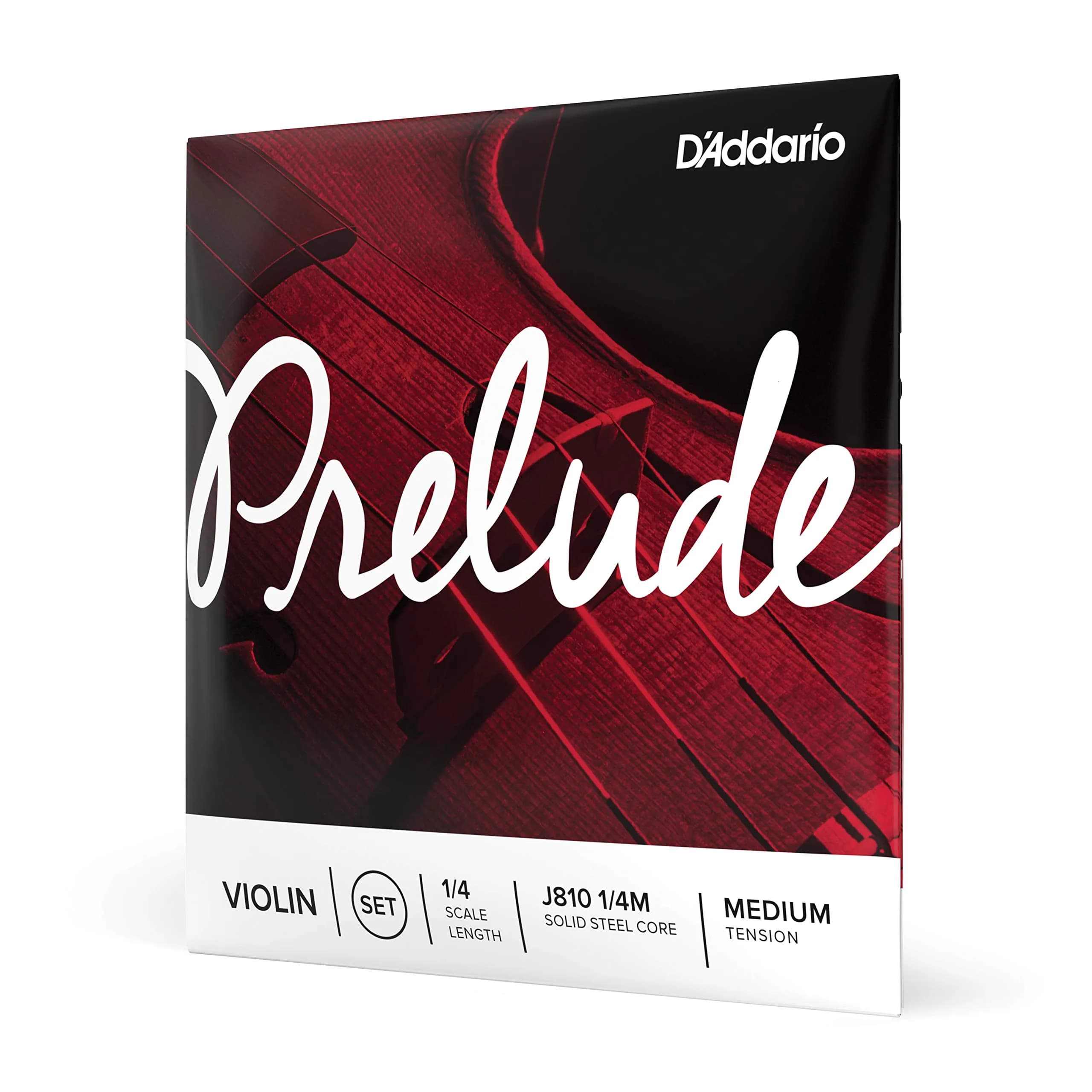 D'Addario Prelude Violin String Set 1/4 Scale Medium Tension | Educator's Choice for Warm Tone & Durability