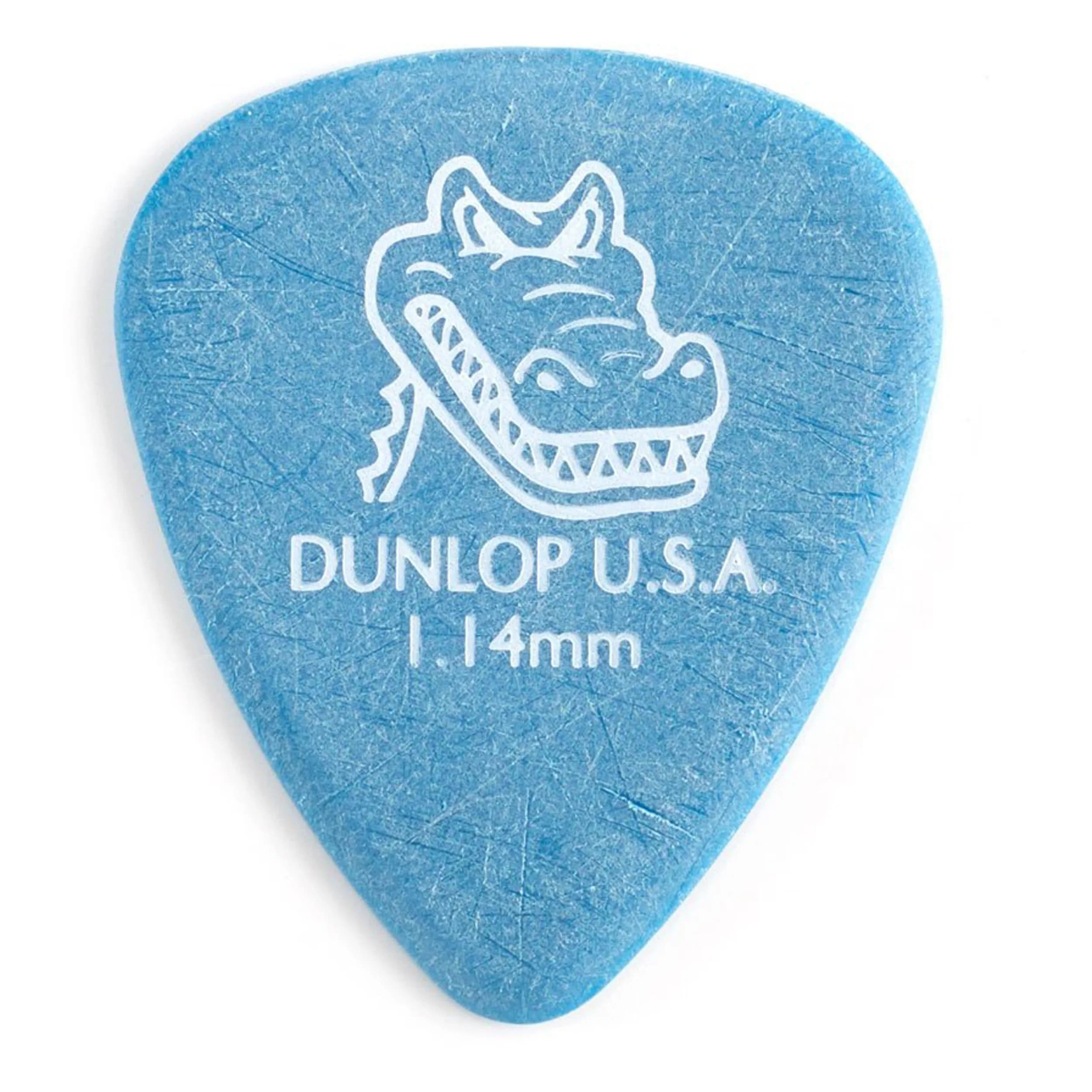 Jim Dunlop Gator Grip Pick 1.14MM Blue 12 Pack | Superior Control for Guitarists - main product image