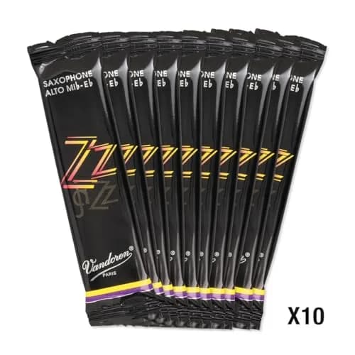 Vandoren ZZ Alto Sax Reeds Strength 3.5; Box of 10 | Jazz Tone & Response thumbnail 3