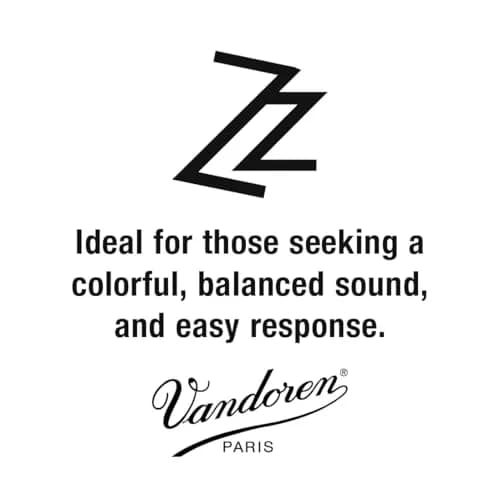 Vandoren SR414 Alto Sax ZZ Reeds Strength 4; Box of 10 | Jazz Tone & Response thumbnail 2