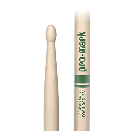 ProMark Classic Forward 2B Drumsticks | Hickory Wood, Oval Tip, 16" Length thumbnail 2