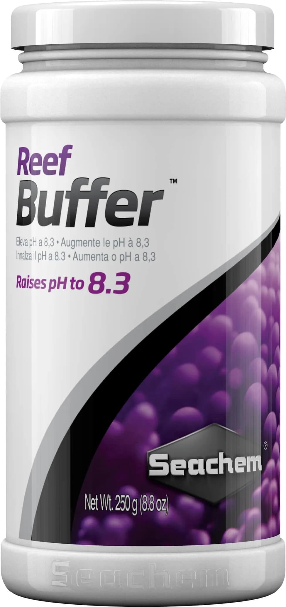 Seachem Reef Buffer 250 g / 8.8 oz | Raises pH to 8.3 & stabilizes reef systems - main product image
