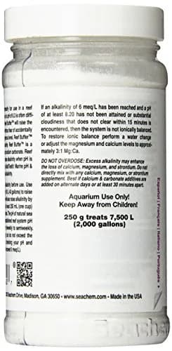 Seachem Reef Buffer 250 g / 8.8 oz | Raises pH to 8.3 & stabilizes reef systems thumbnail 3