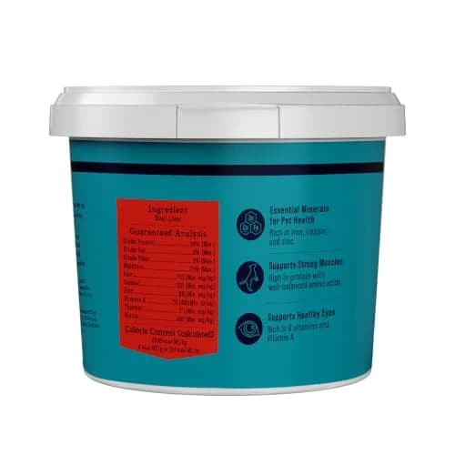 Stewart Freeze Dried Beef Liver Dog Treats 4 oz (113 g) Tub | High Protein Training Reward thumbnail 9