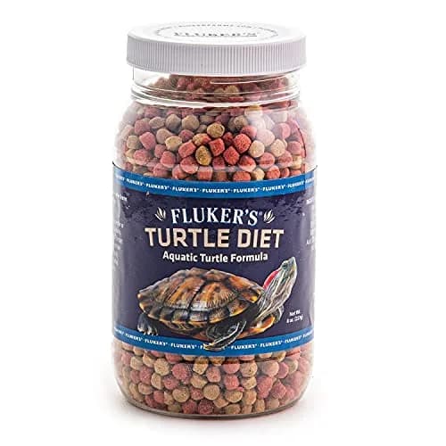 Fluker's Aquatic Turtle Diet Food Pellets 227 g (8 oz) | Balanced Nutrition for Freshwater Turtles thumbnail 1