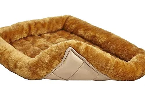 MidWest Homes for Pets QuietTime Bolster Dog Crate Bed 24-inch 61cm x 45cm (2.76 inch Thick) | Cozy Cinnamon Mat for Small Breeds thumbnail 5