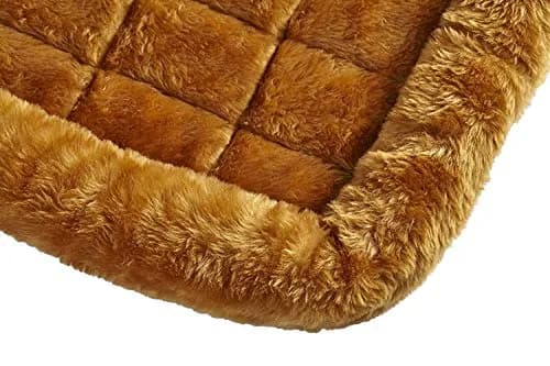 MidWest Homes for Pets QuietTime Bolster Dog Crate Bed 24-inch 61cm x 45cm (2.76 inch Thick) | Cozy Cinnamon Mat for Small Breeds thumbnail 4