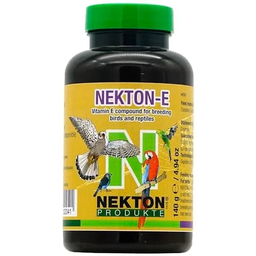 Nekton-E Vitamin E Supplement for Birds & Reptiles 140g (4.94 oz) | Fruit Flavored Powder for Breeding & Fertility thumbnail 1