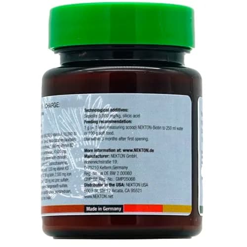 Nekton Bio for Feathering Bird Supplement 35gm (1.23oz) | Promotes Strong Healthy Plumage Growth thumbnail 3