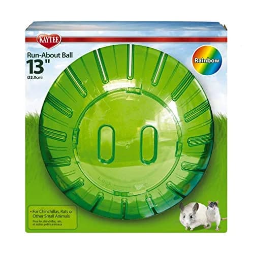 Kaytee Mega Run-About 13" Exercise Ball for Pet Rats & Chinchillas | Assorted Colors, Plastic, 13-inch Diameter thumbnail 3