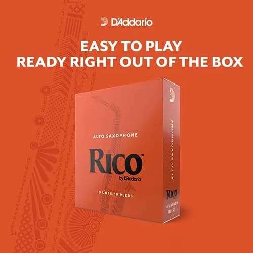 D'Addario Rico Organic tenor sax reeds Key of Bb Strength 3.0 | Easy control for beginners thumbnail 4