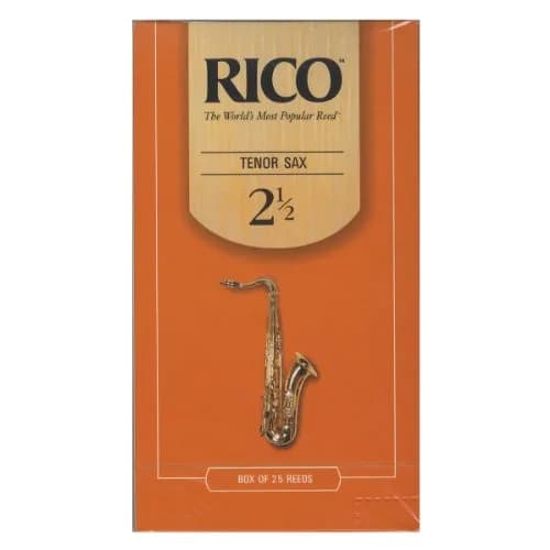 D'Addario Woodwinds Rico Tenor Sax Reeds Strength 2.5 | Crafted for Beginners, Students, Educators thumbnail 1