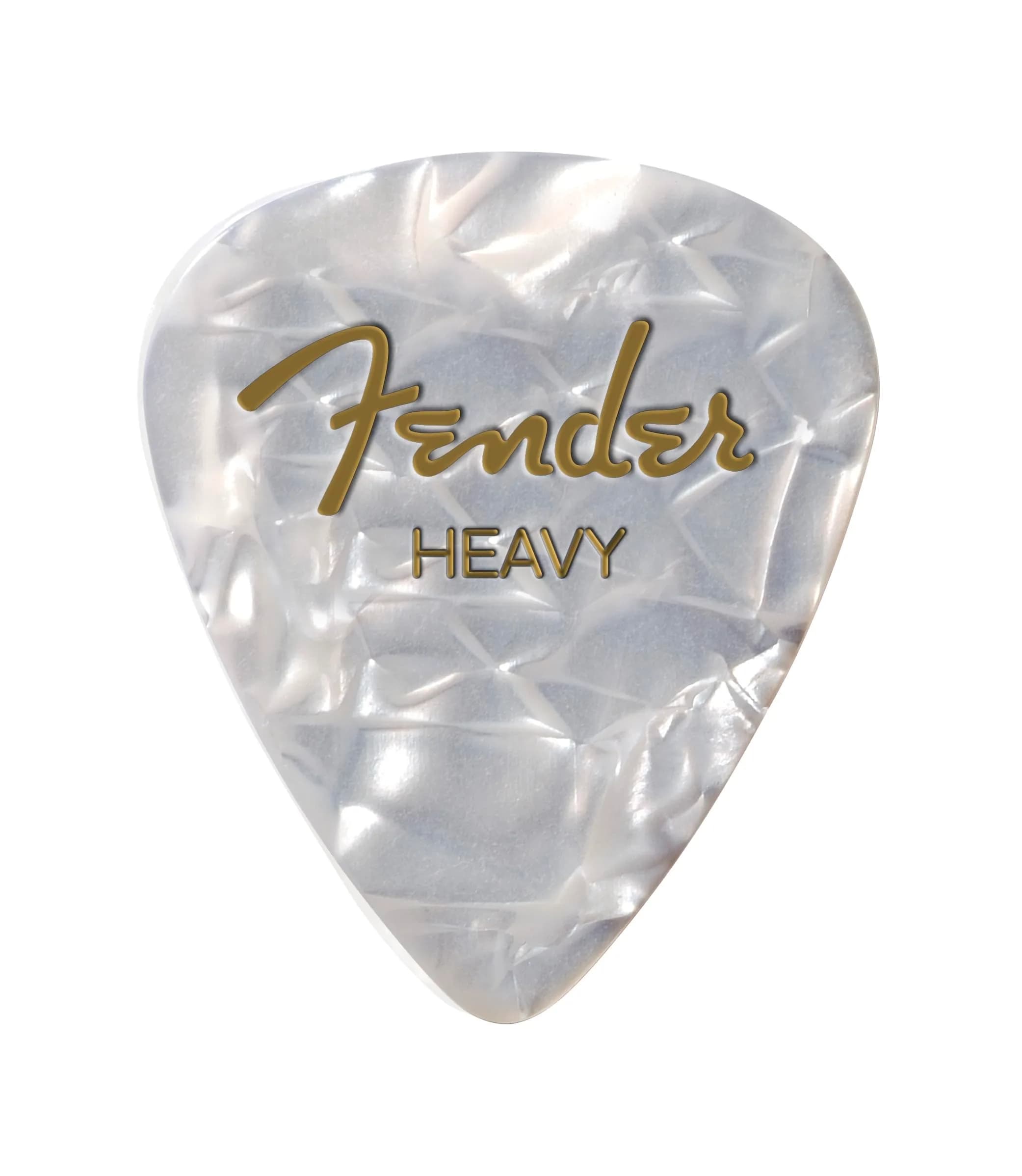 Fender Premium Celluloid Guitar Picks 351 Shape, White Moto, Thin, 12-Pack | Classic Feel & High Performance — White Moto