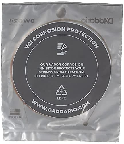 D'Addario BW024 Bronze Wound Acoustic Guitar Single String, .024 Gauge thumbnail 4