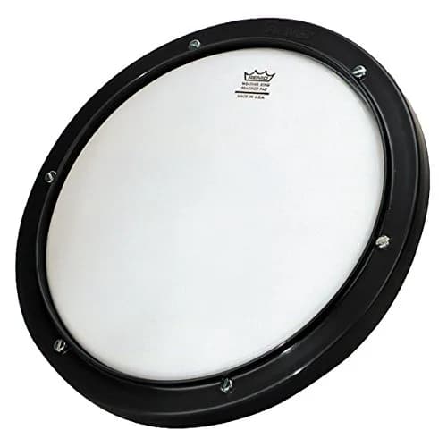 Remo 10" Gray Tunable Practice Pad with Ambassador Coated Drumhead | Realistic Feel & Authentic Bounce thumbnail 1