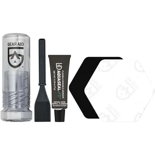 GEAR AID Aquaseal FD Wader & Boot Repair Kit with Tenacious Tape Patches, 0.25 Fl Oz (7.4 ml) | Waterproof Field Repair thumbnail 1