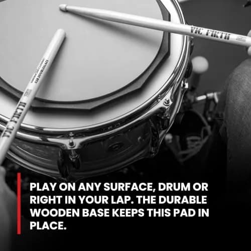 Vic Firth PAD6D 6" Double-Sided Practice Pad | Realistic Drumhead Feel & Quick Rebound thumbnail 8