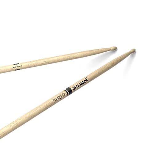 ProMark Classic Attack 727 Shira Kashi Oak Drumsticks Oval Wood Tip 41.3 cm (16.25") Pair | Forward-Weighted Power & Durability thumbnail 1