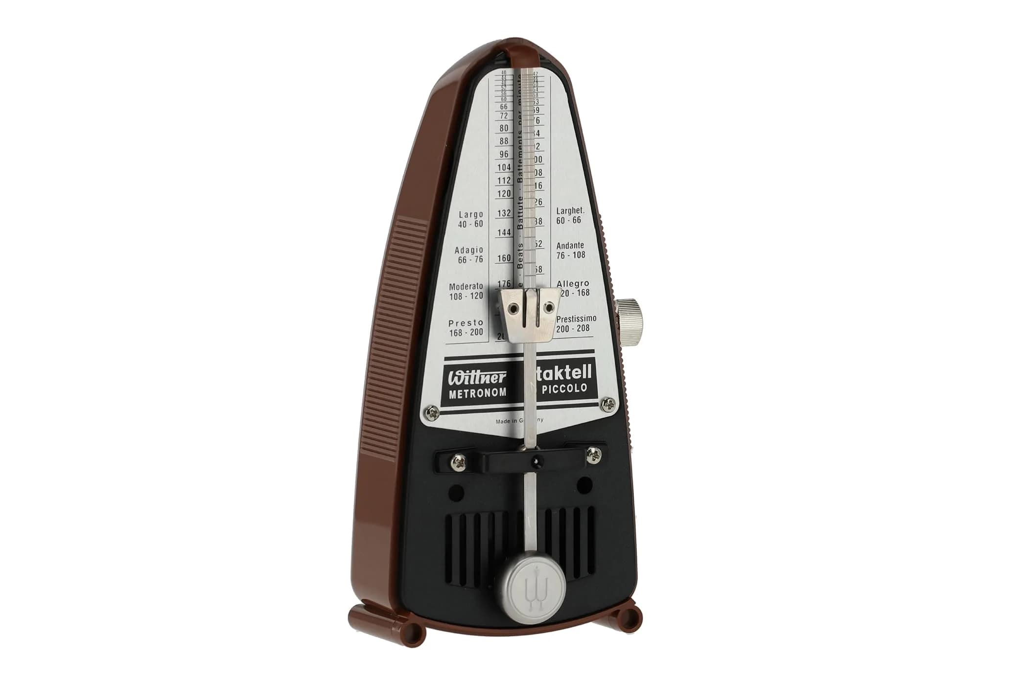 Wittner Taktell Piccolo Metronome Mahogany-Brown | Precision Tempo Control for Musicians — Mahogany-Brown