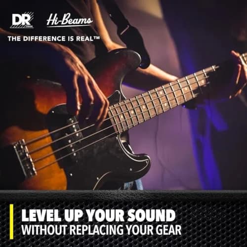 DR Strings HI-BEAM™ Stainless Steel Bass Strings (40-100) | Bright, Long-Lasting, USA Wound thumbnail 3