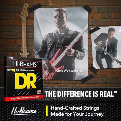 DR Strings HI-BEAM™ Stainless Steel Bass Strings 50-110 | Bright, Durable, USA Made thumbnail 4