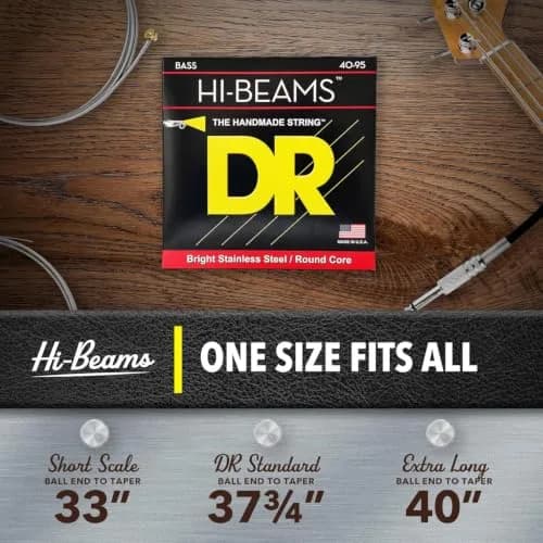 DR Strings HI-BEAM™ Stainless Steel Bass Strings 50-110 | Bright, Durable, USA Made thumbnail 8